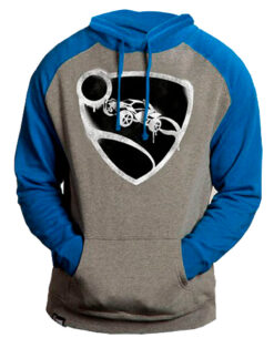 SUDADERA ROCKET LEAGUE LOGO GRIS MEDIANA