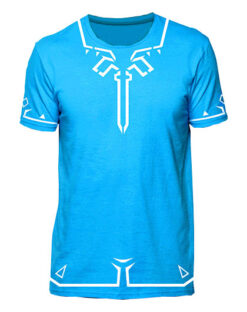 PLAYERA ZELDA BREATH OF THE WILD AZUL CHICA
