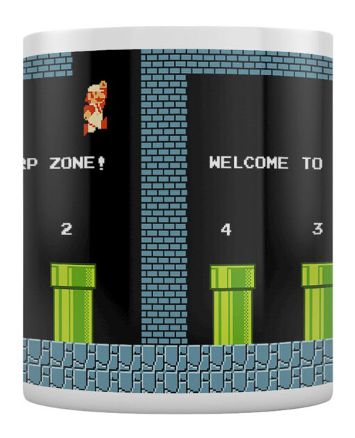 TAZA DE CERAMICA SUPER MARIO BROS WELCOME TO THE WARP ZONE - Image 3