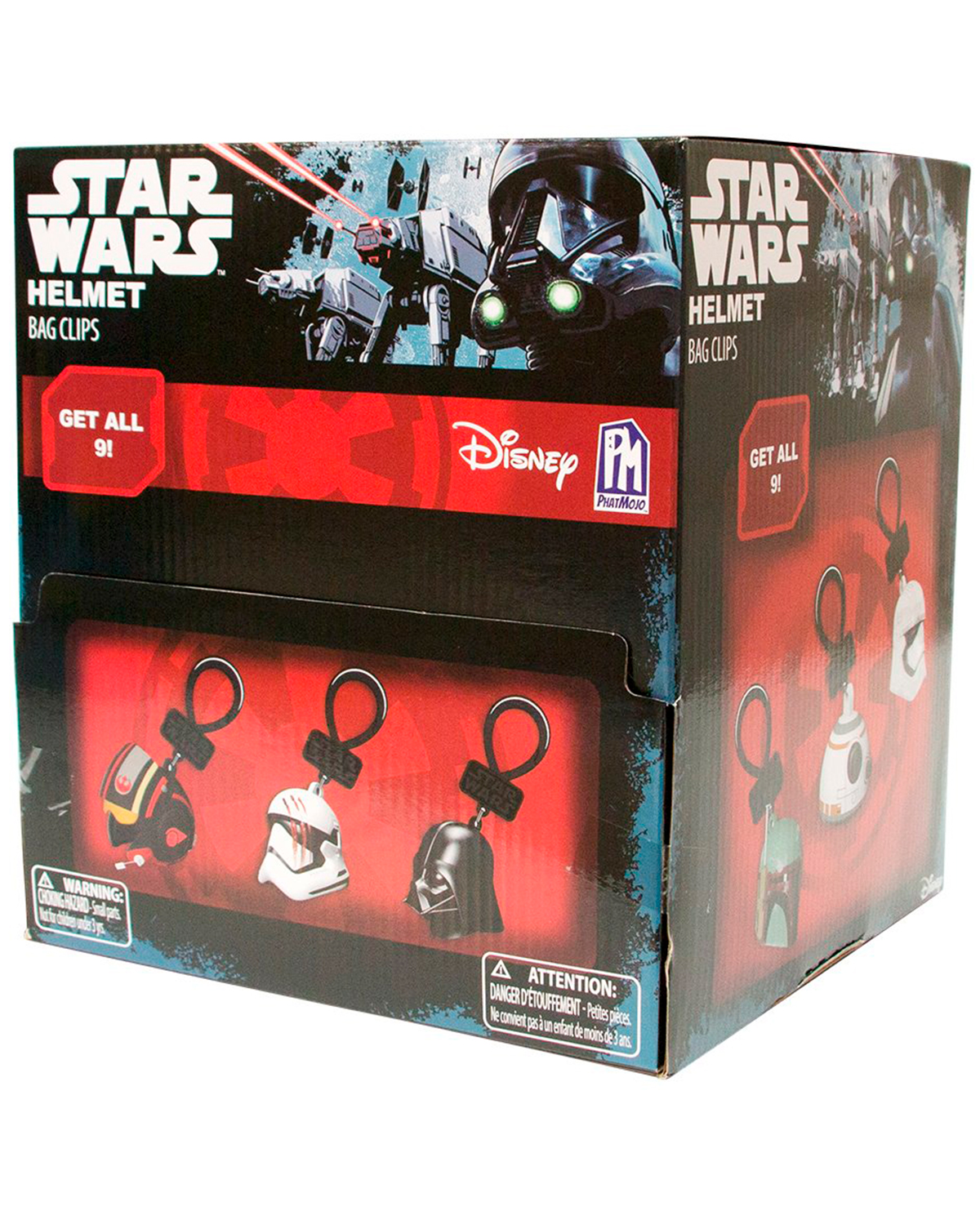 LLAVERO DE VINIL STAR WARS HELMET HANGERS IN BLIND BAG