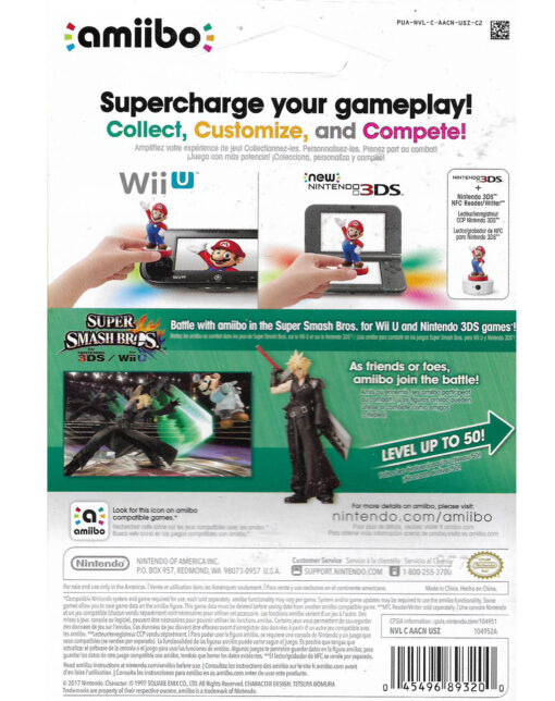 AMIIBO SUPER SMASH BROS CLOUD PLAYER 2 - Image 3