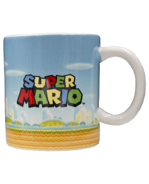 TAZA DE CERAMICA CON SPINNER SUPER MARIO HONGO - Image 2