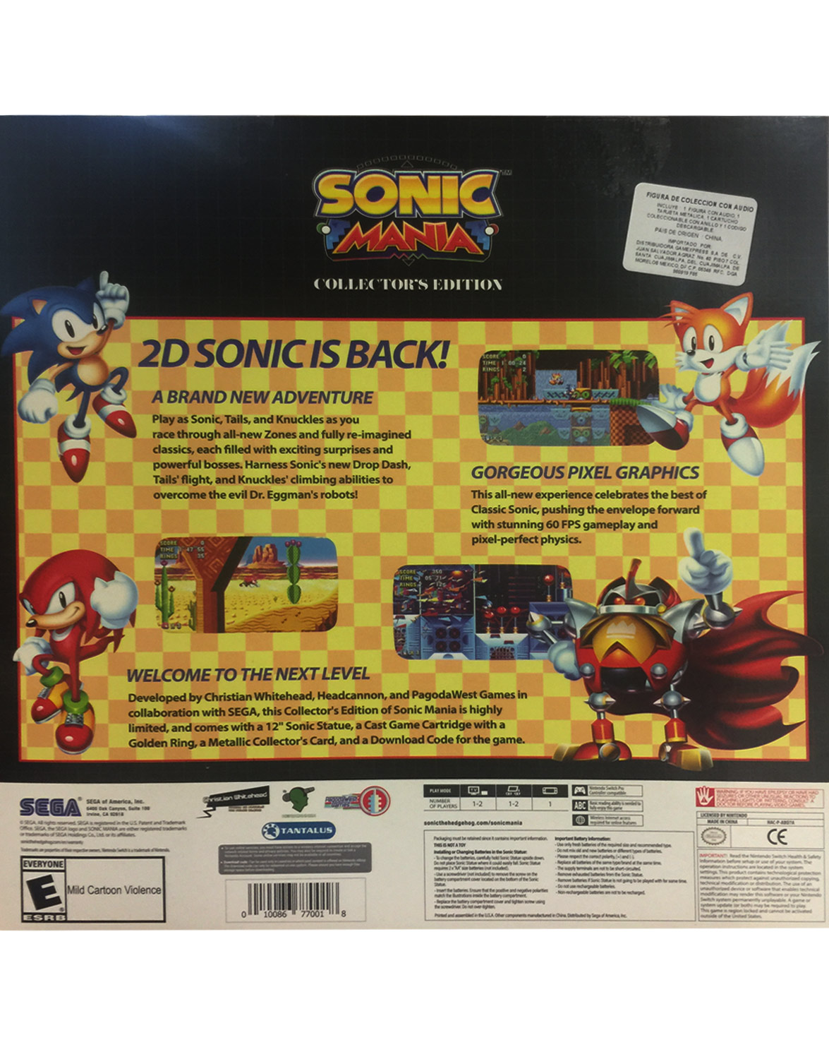 SONIC MANIA COLLECTORS EDITION - Image 2