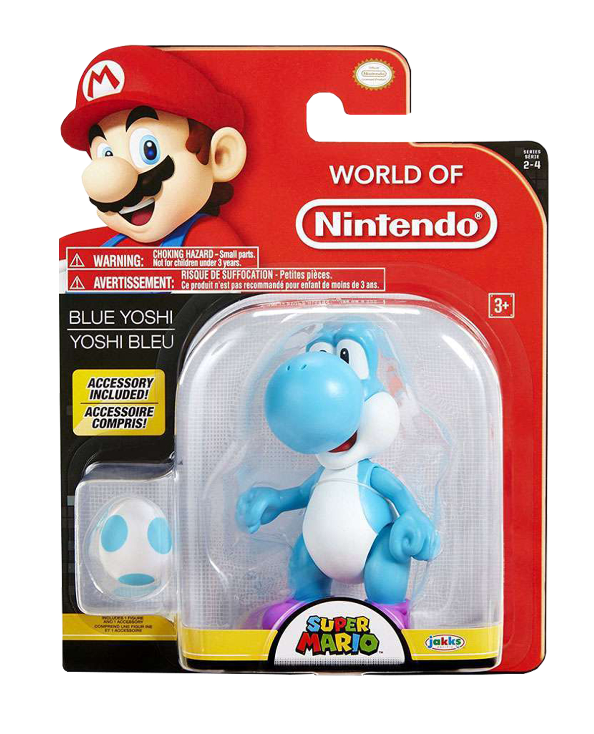 FIGURA MUNDO NINTENDO MARIO BROS YOSHI AZUL. - Image 2