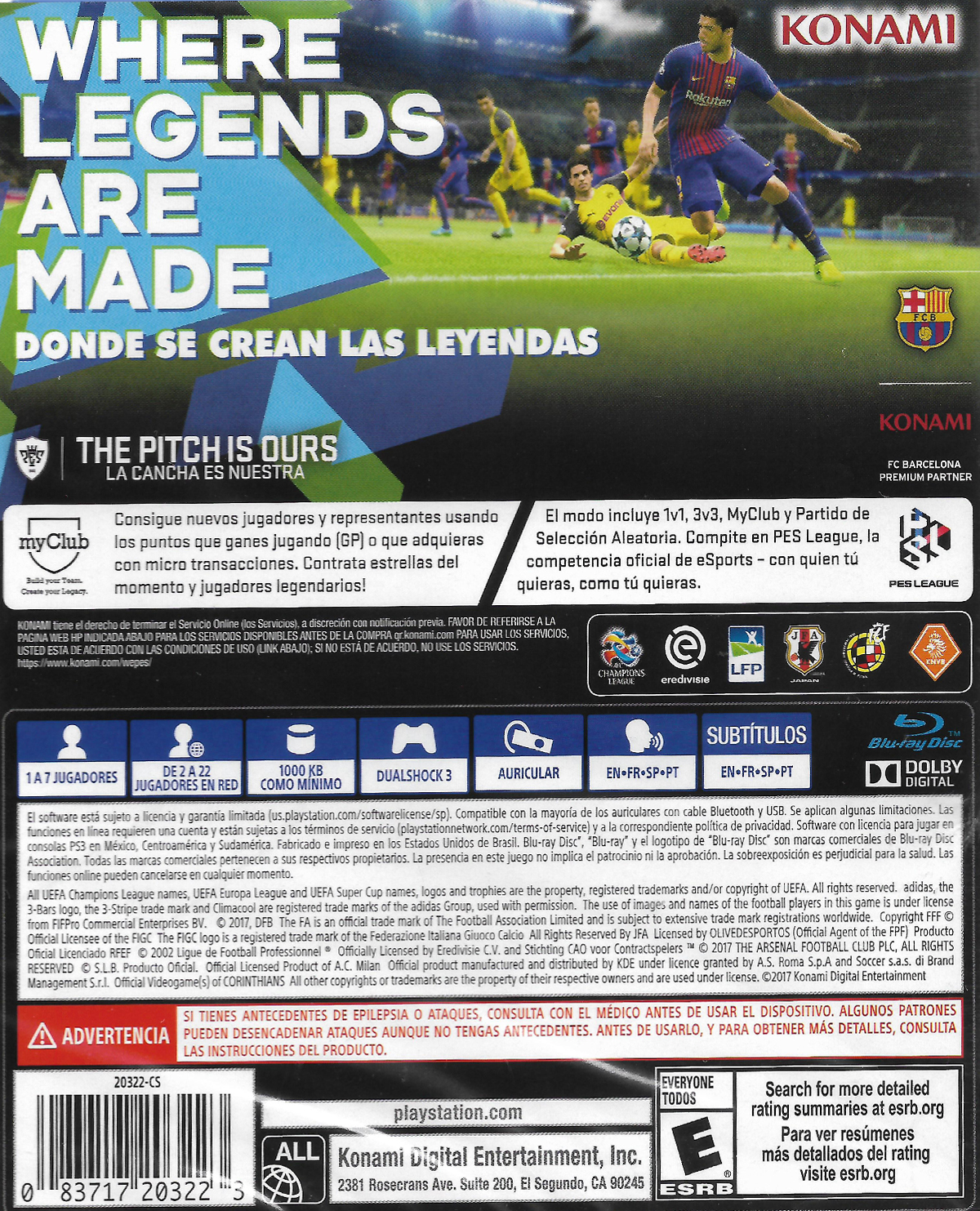 PRO EVOLUTION SOCCER 2018 - Image 2