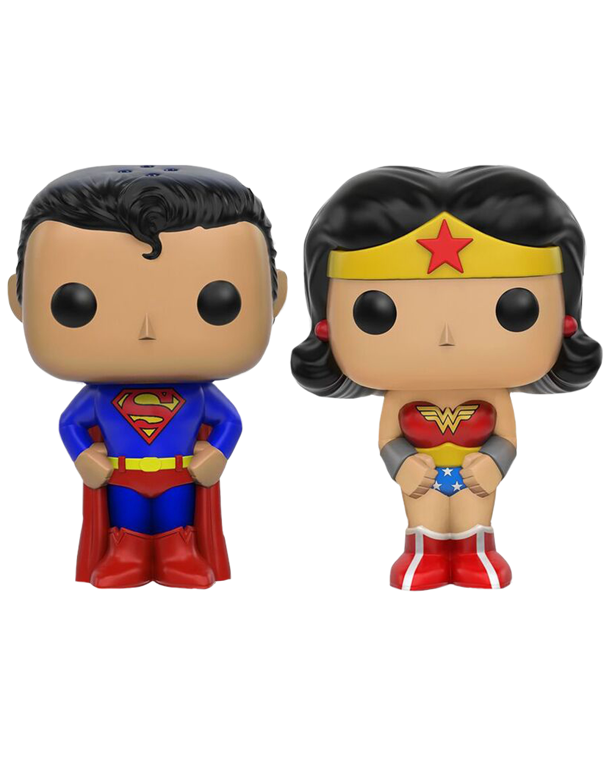 SET SAL Y PIMIENTA DC COMICS SUPERMAN Y MUJER MARAVILLA