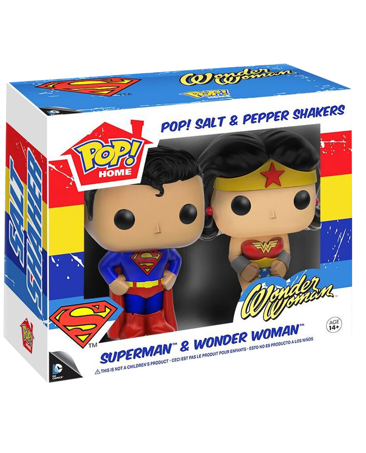 SET SAL Y PIMIENTA DC COMICS SUPERMAN Y MUJER MARAVILLA - Image 3