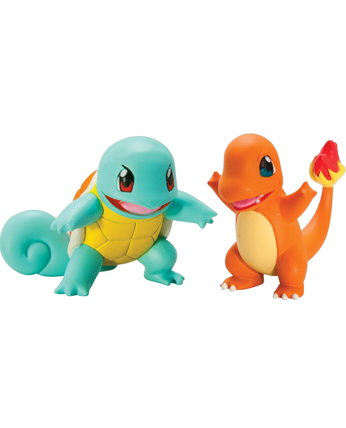 FIGURA POKEMON SET DOBLE SQUIRTLE VS CHARMANDER