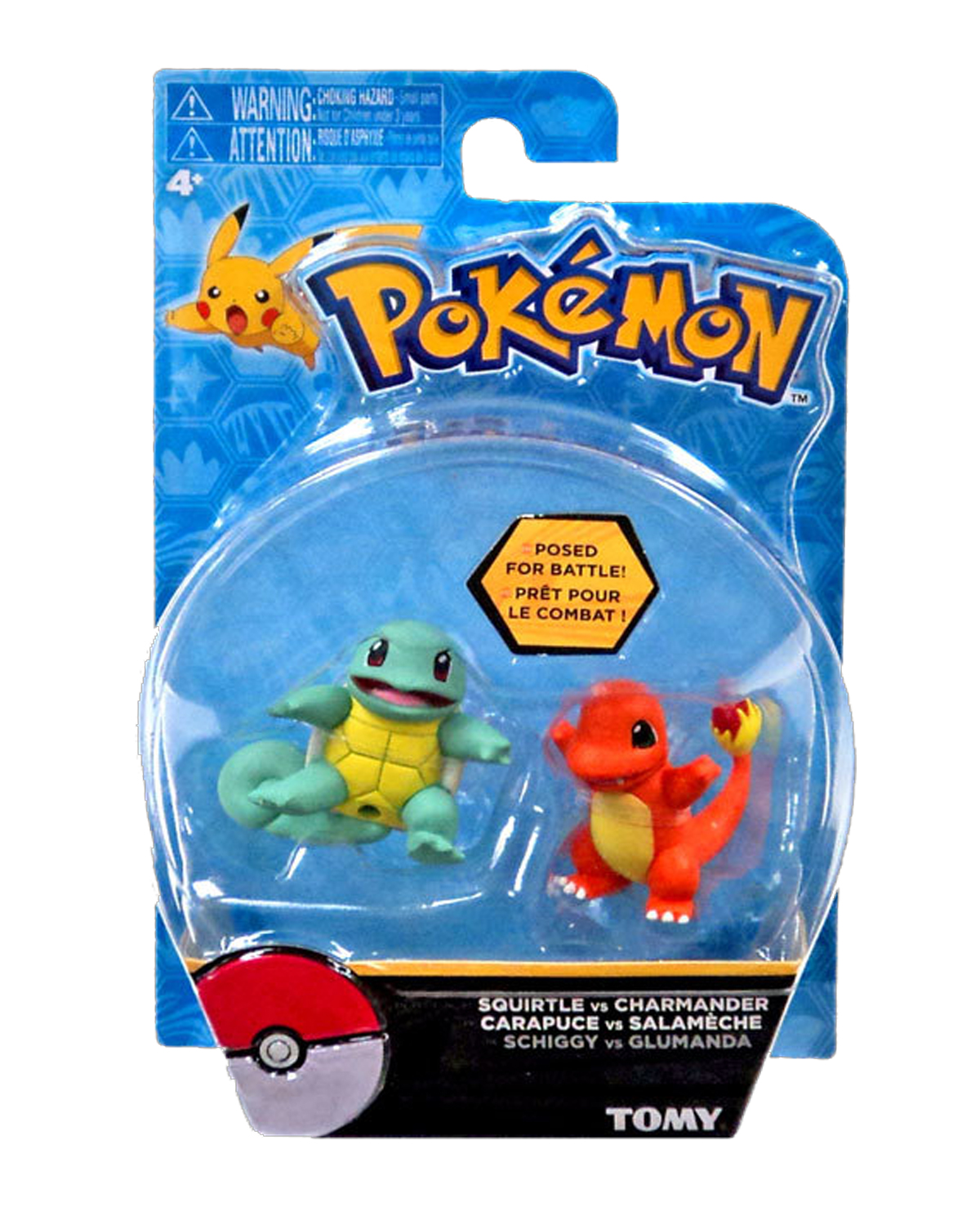 FIGURA POKEMON SET DOBLE SQUIRTLE VS CHARMANDER - Image 2