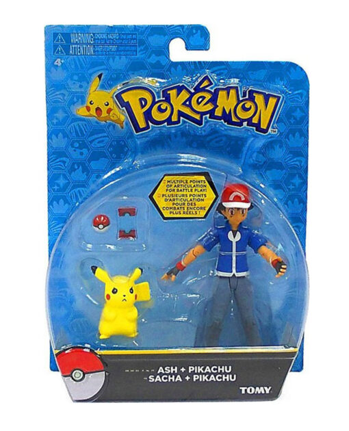 FIGURA POKEMON SET DOBLE ASH Y PIKACHU - Image 2