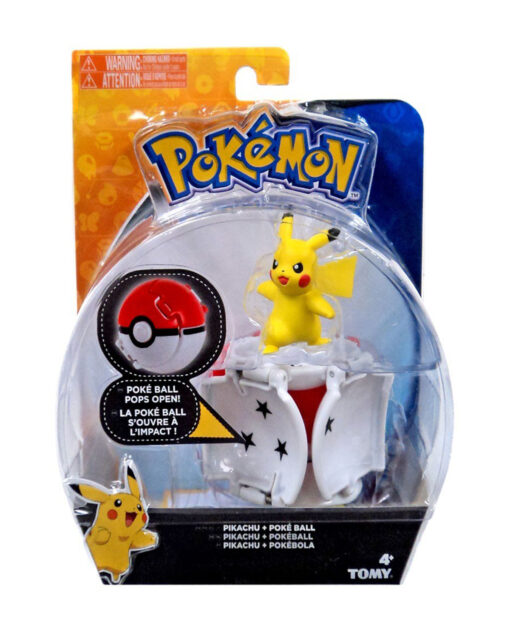 FIGURA POKEMON POKE BALL Y PIKACHU - Image 2