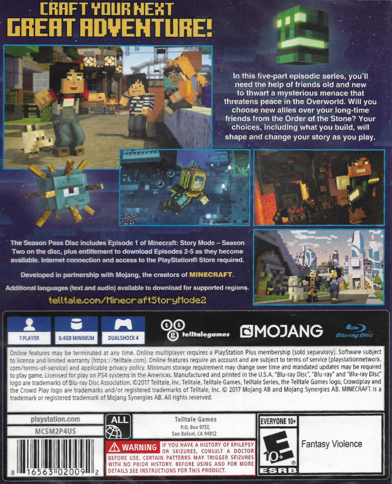 MINECRAFT STORY MODE SEASON 2 – Gameplanet