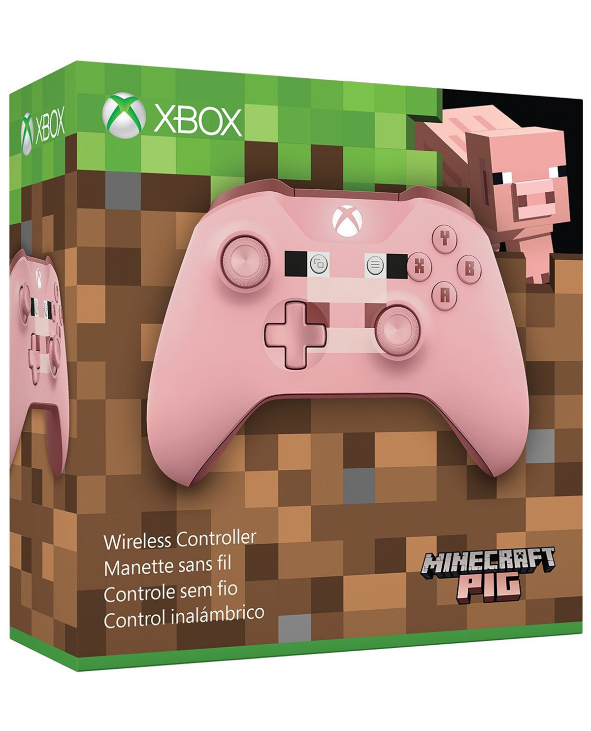 CONTROL XBOX ONE INALAMBRICO MINECRAFT PIG - Image 2