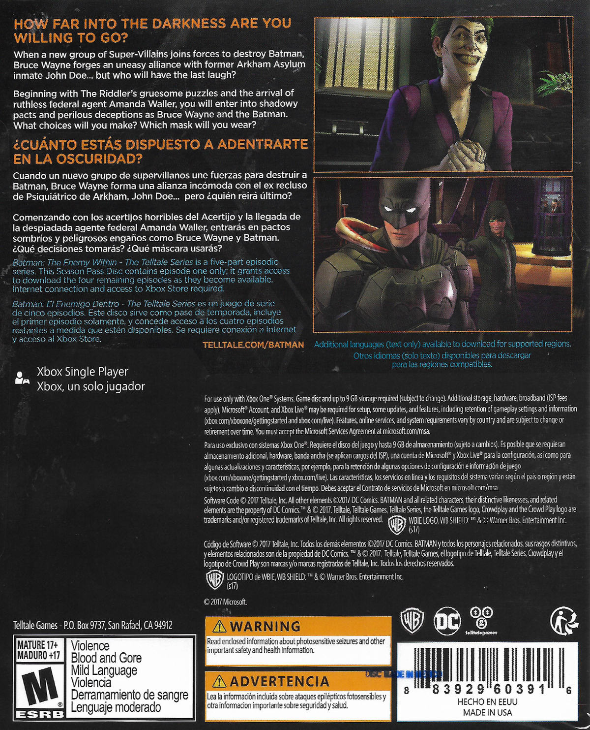 BATMAN THE TELLTALE SERIES 2 THE ENEMY WITHIN - Image 3