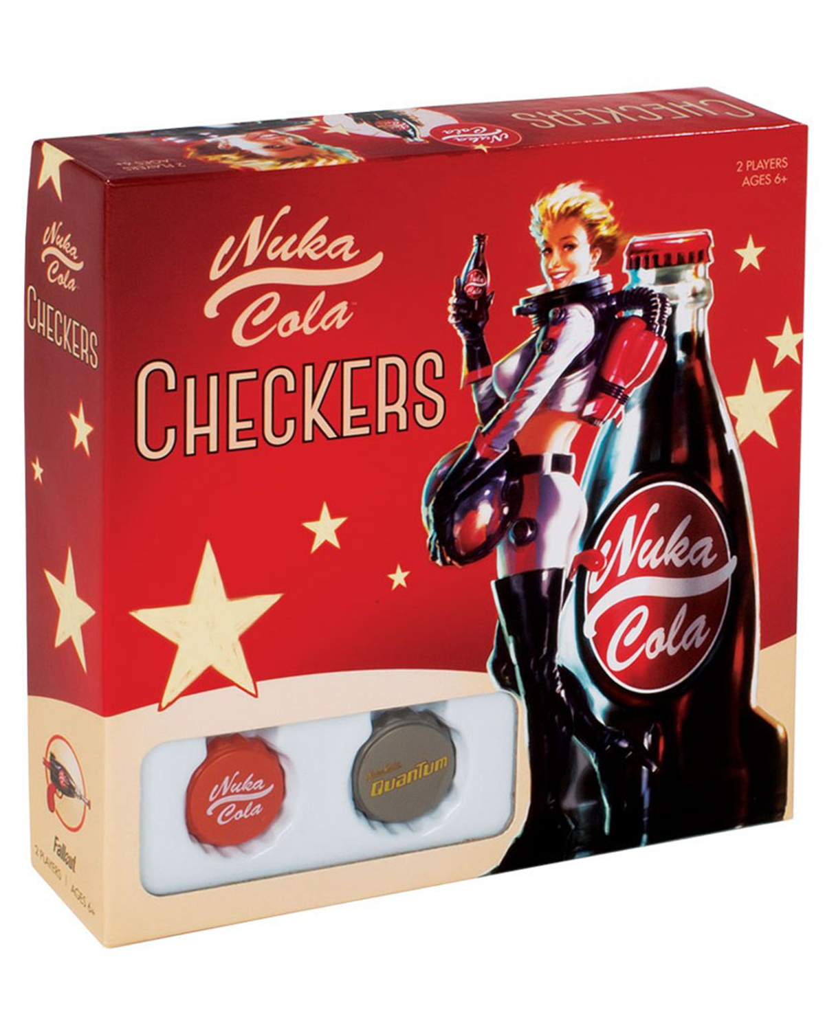 JUEGO DE MESA DAMAS FALLOUT NUKA COLA