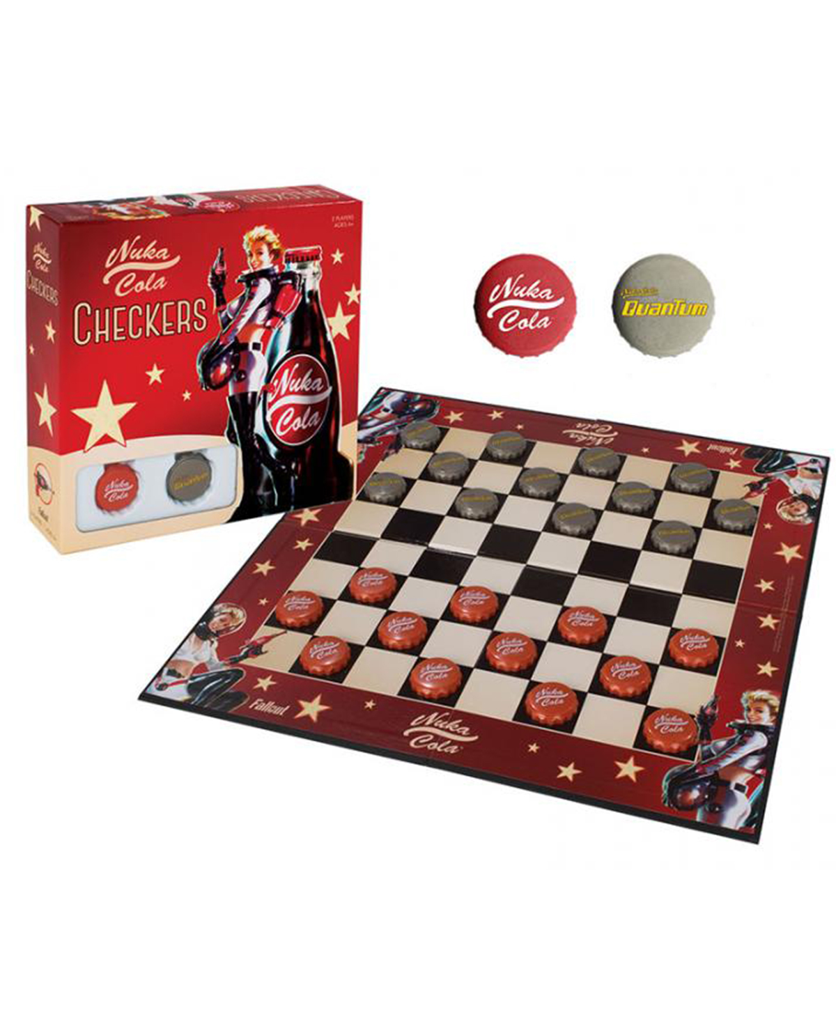 JUEGO DE MESA DAMAS FALLOUT NUKA COLA - Image 2