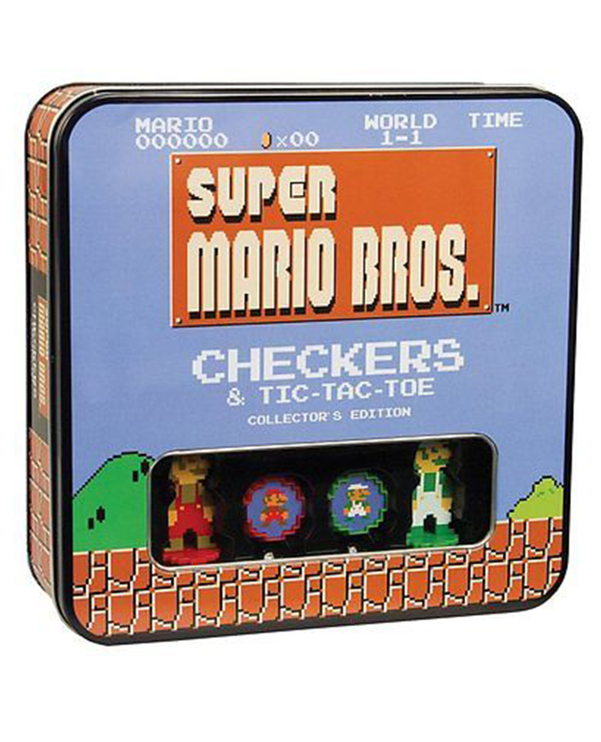 JUEGO DE MESA DAMAS MARIO BROS PIXELS