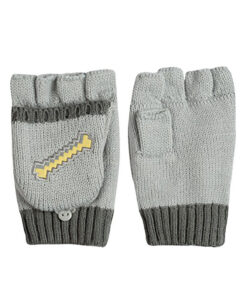 GUANTES MINECRAFT LOBO GRISES