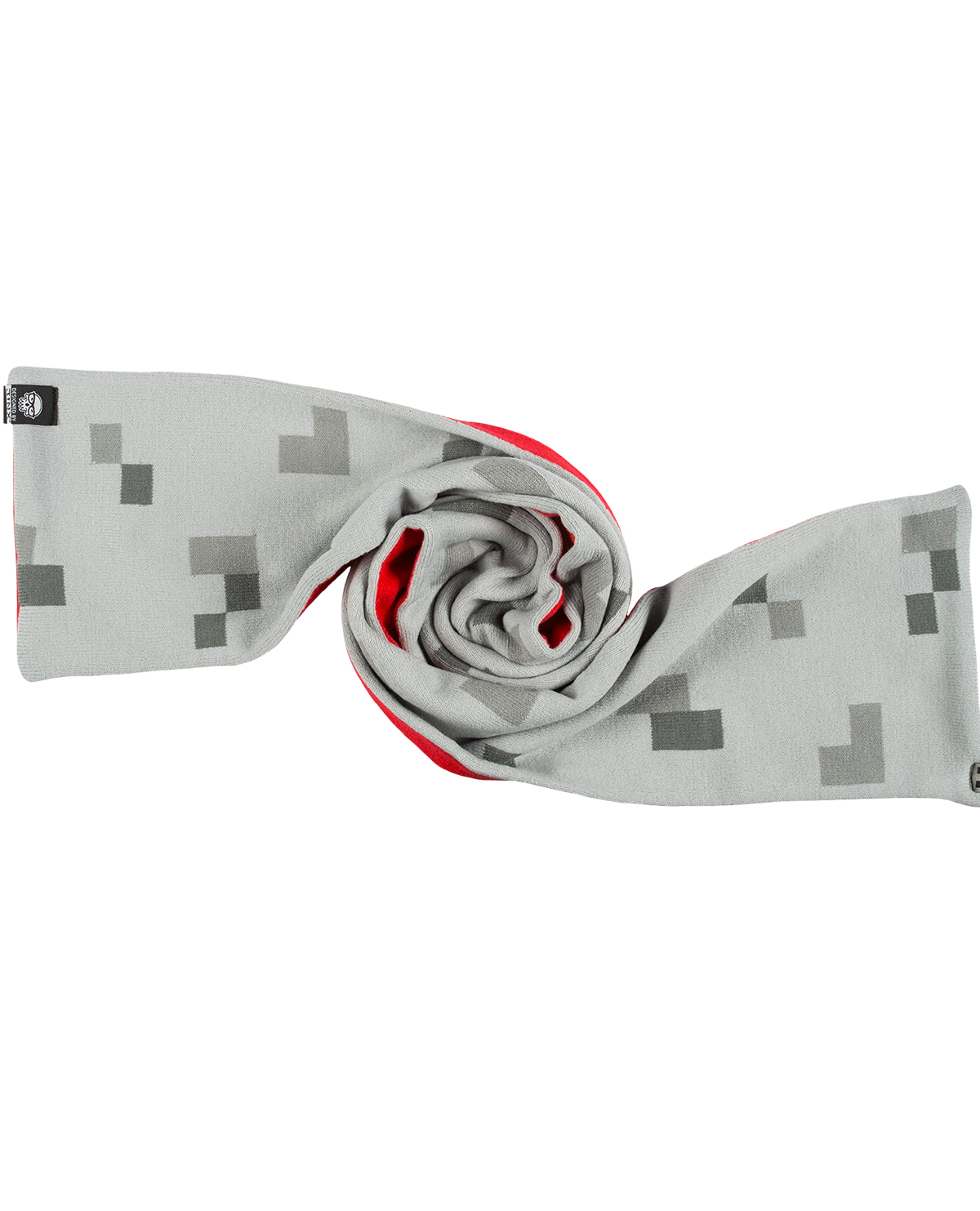 BUFANDA MINECRAFT LOBO GRIS