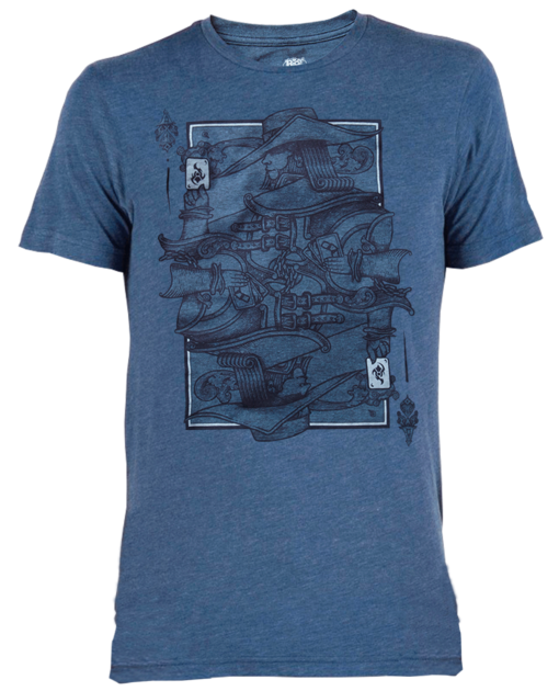 PLAYERA LEAGUE OF LEGENDS TWISTED FATE AZUL MEDIANA