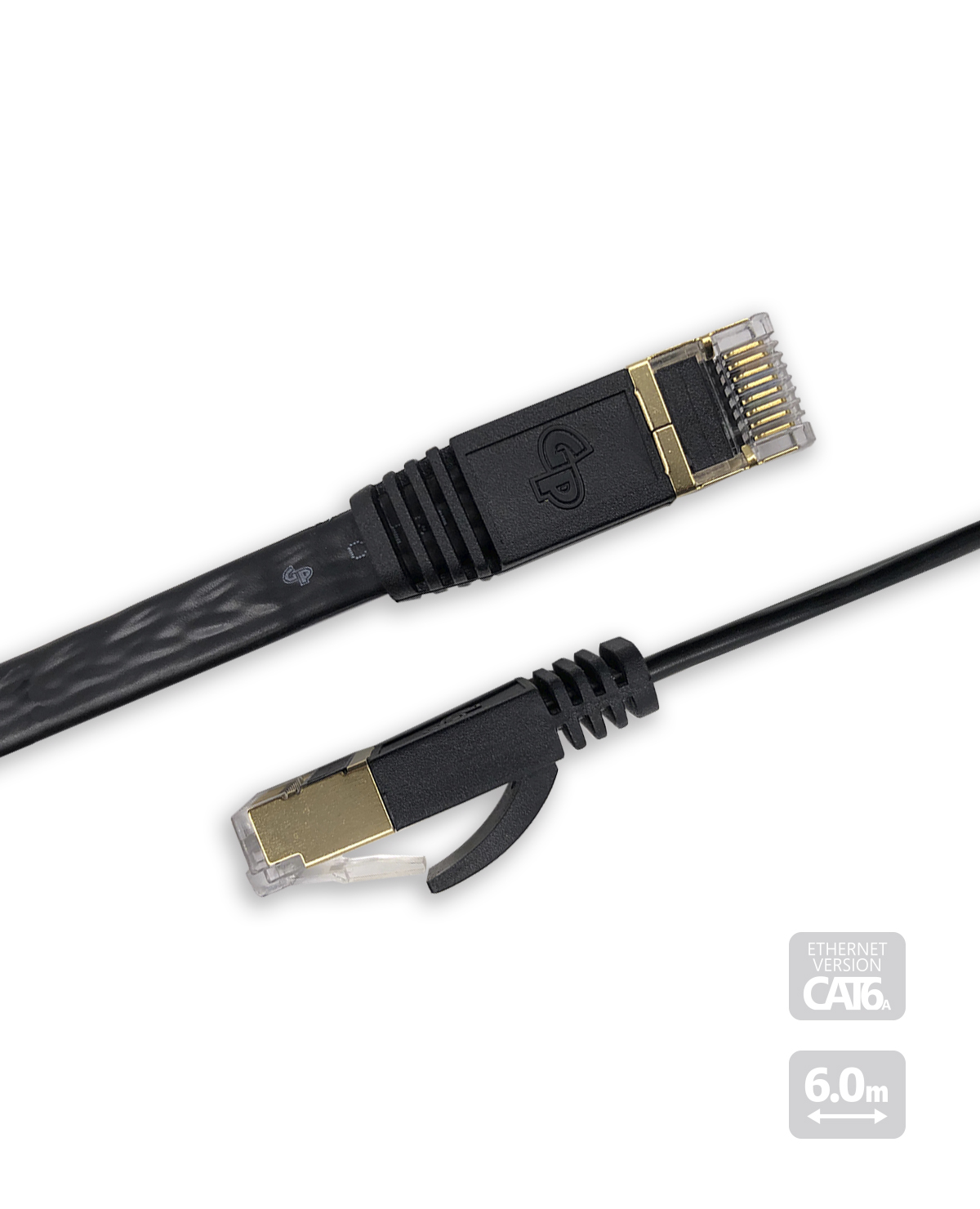 CABLE ETHERNET CAT6A GP NEGRO 6 METROS - Image 2