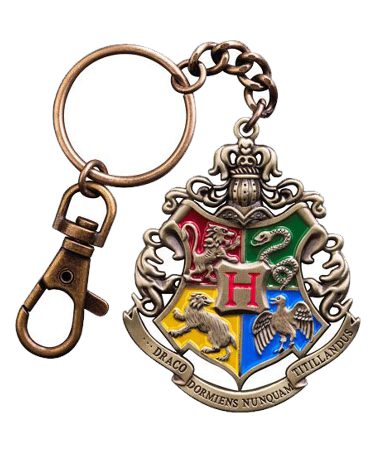 LLAVERO METALICO HARRY POTTER HOGWARTS LOGO