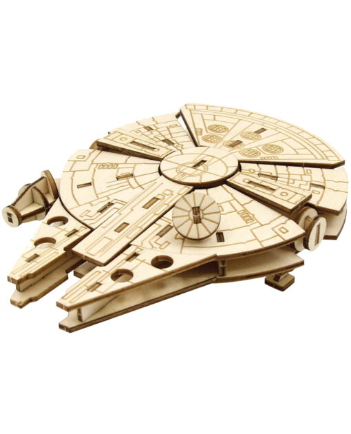 ROMPECABEZAS 3D DE MADERA STAR WARS HALCON MILENARIO
