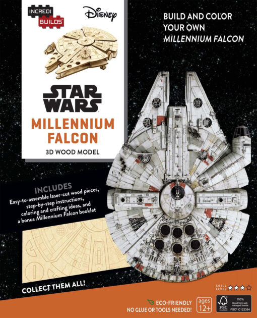 ROMPECABEZAS 3D DE MADERA STAR WARS HALCON MILENARIO - Image 3