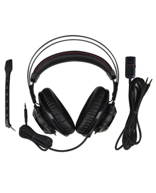 HEADSET PC HYPERX CLOUD REVOLVER NEGRO Y ROJO - Image 2