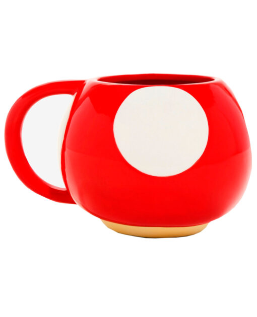 TAZA DE CERAMICA MOLDEADA SUPER MARIO HONGO - Image 2