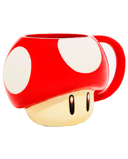 TAZA DE CERAMICA MOLDEADA SUPER MARIO HONGO - Image 3
