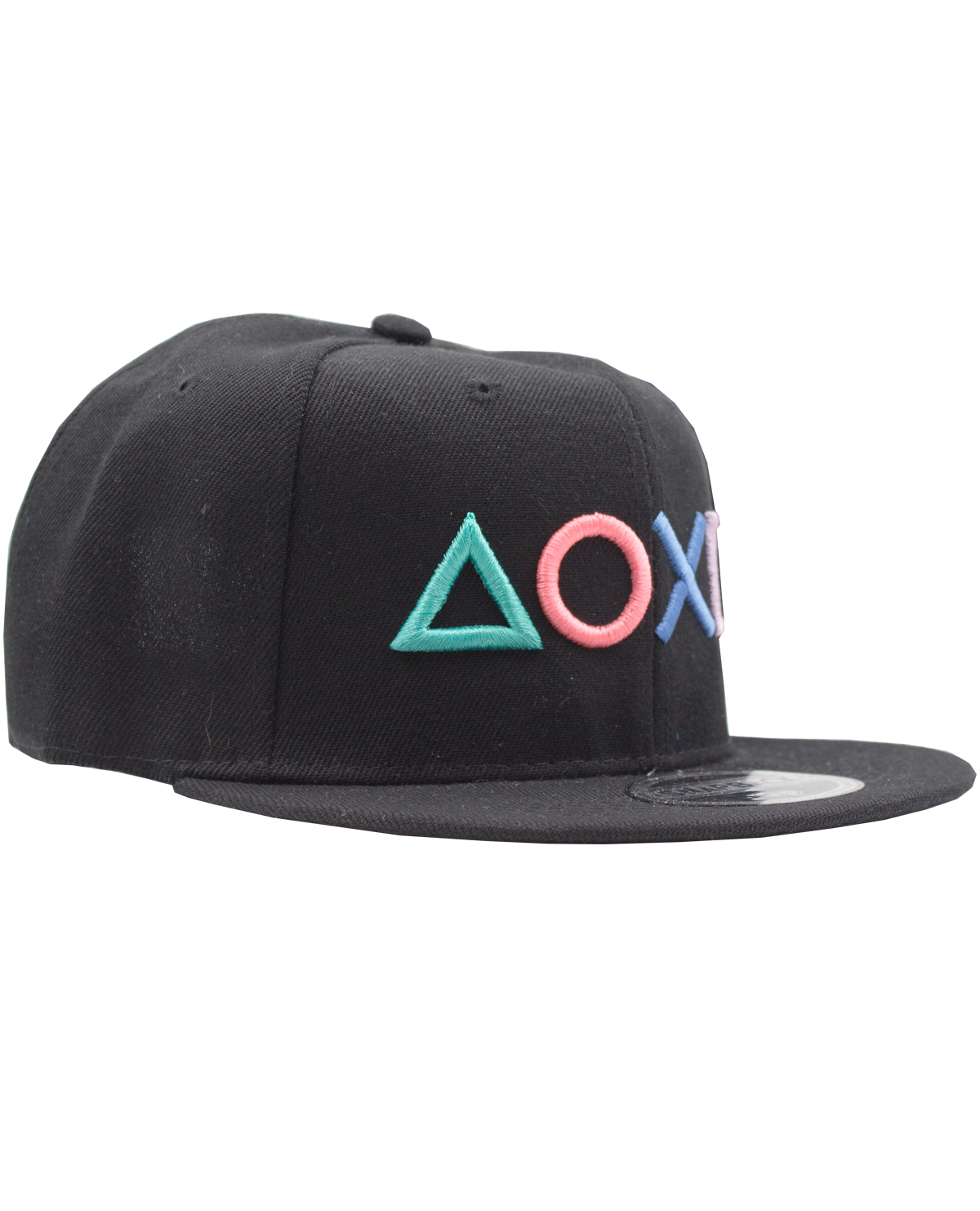 GORRA SNAPBACK PLAYSTATION ICONOS HORIZONTALES NEGRA