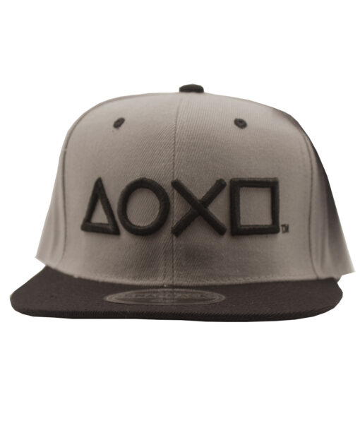 GORRA SNAPBACK PLAYSTATION ICONOS HORIZONTALES GRIS - Image 2