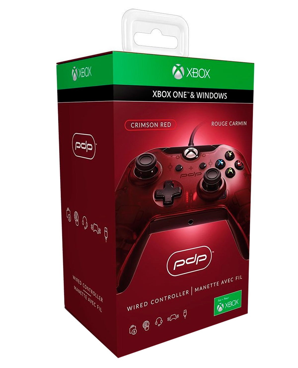 CONTROL XBOX ONE ALAMBRICO PDP CRIMSON RED - Image 2