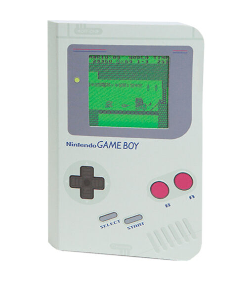 LIBRETA NINTENDO GAME BOY GRIS