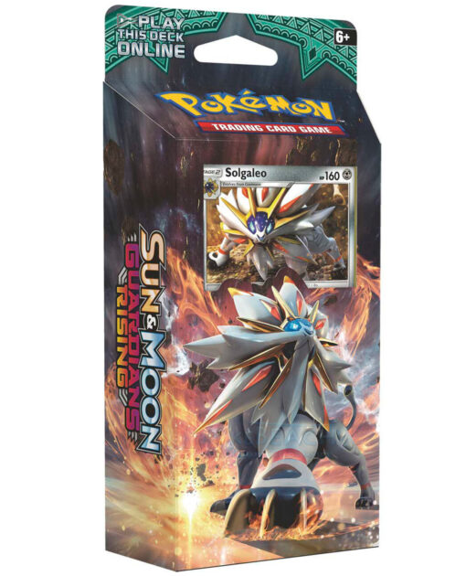 DECK POKEMON TRADING CARD GAME SUN AND MOON GUARDIANS RISING SOLGALEO