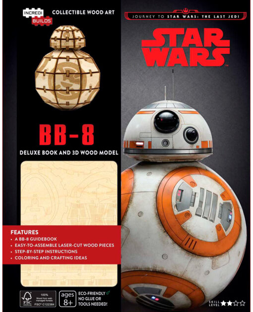 ROMPECABEZAS 3D DE MADERA STAR WARS BB8 - Image 2