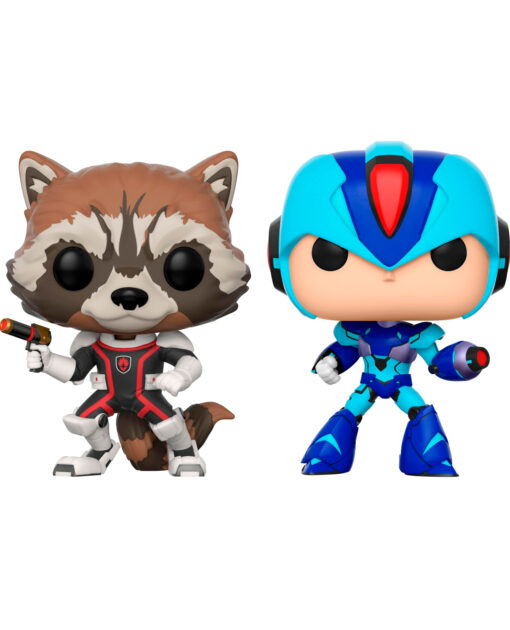 FIGURA POP MARVEL VS CAPCOM MEGA MAN Y ROCKET