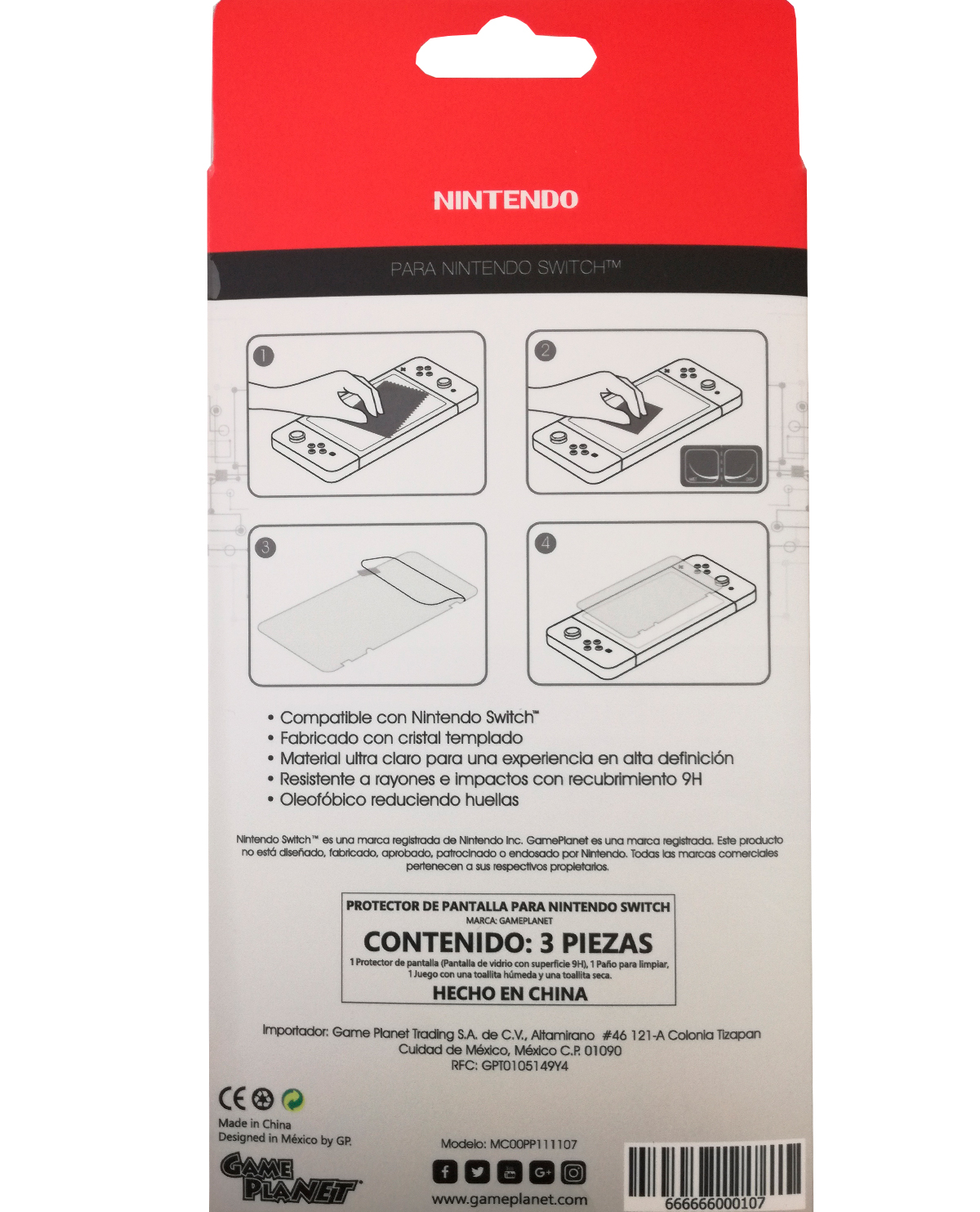 PROTECTOR DE PANTALLA NINTENDO SWITCH GP - Image 3