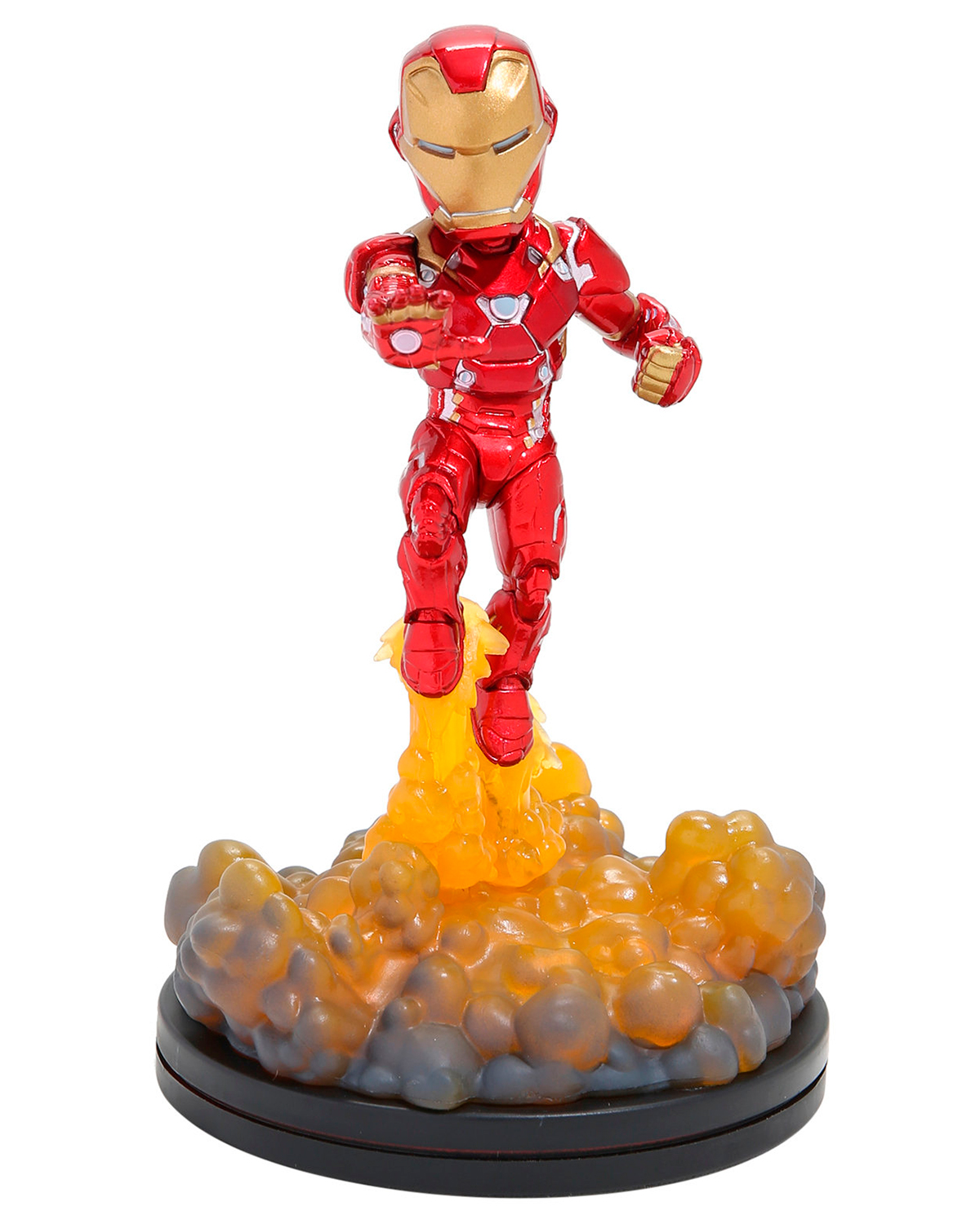 FIGURA LIGHT UP Q FIG IRON MAN DIORAMA