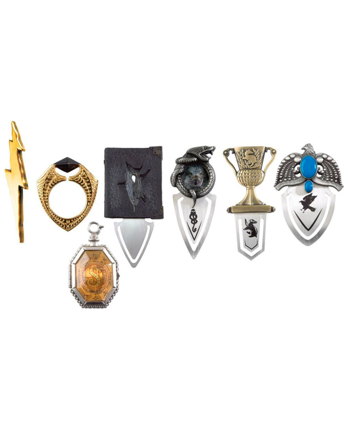 SET DE SEPARADORES DE LIBROS HARRY POTTER HORROCRUXES