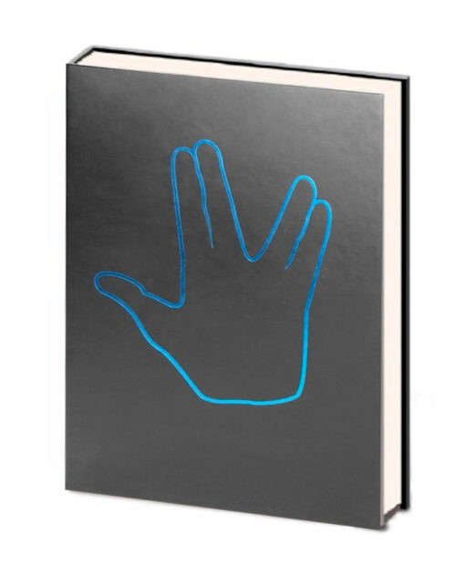 LIBRETA STAR TREK LIVE LONG AND PROSPER NEGRA