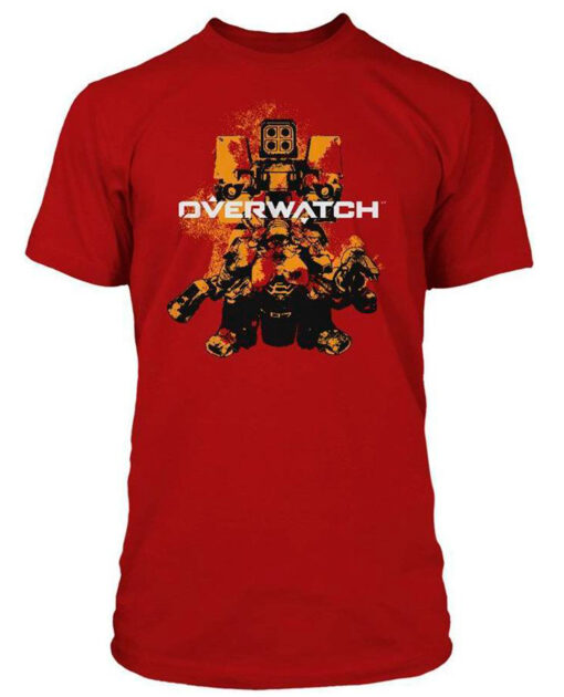 PLAYERA OVERWATCH TORBJORN ROJA MEDIANA