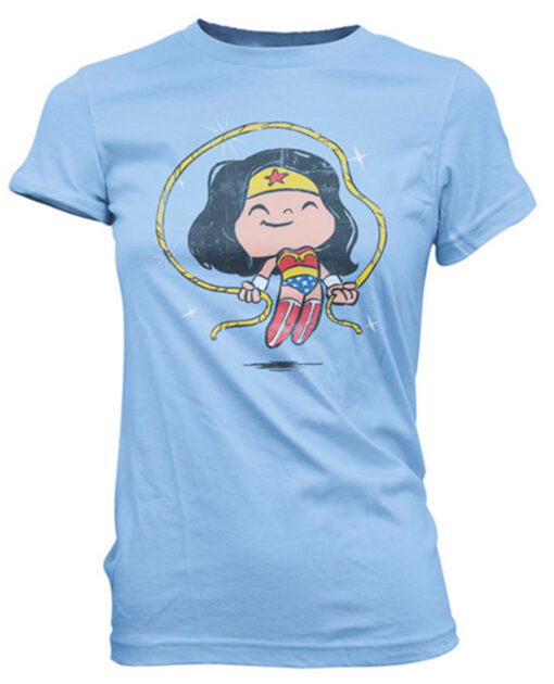 PLAYERA POP WONDER WOMAN AZUL GRANDE