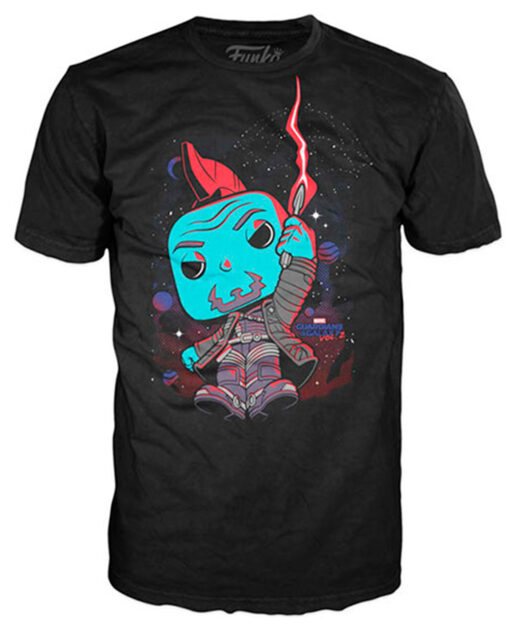 PLAYERA POP GUARDIANS OF THE GALAXY YONDU NEGRA CHICA