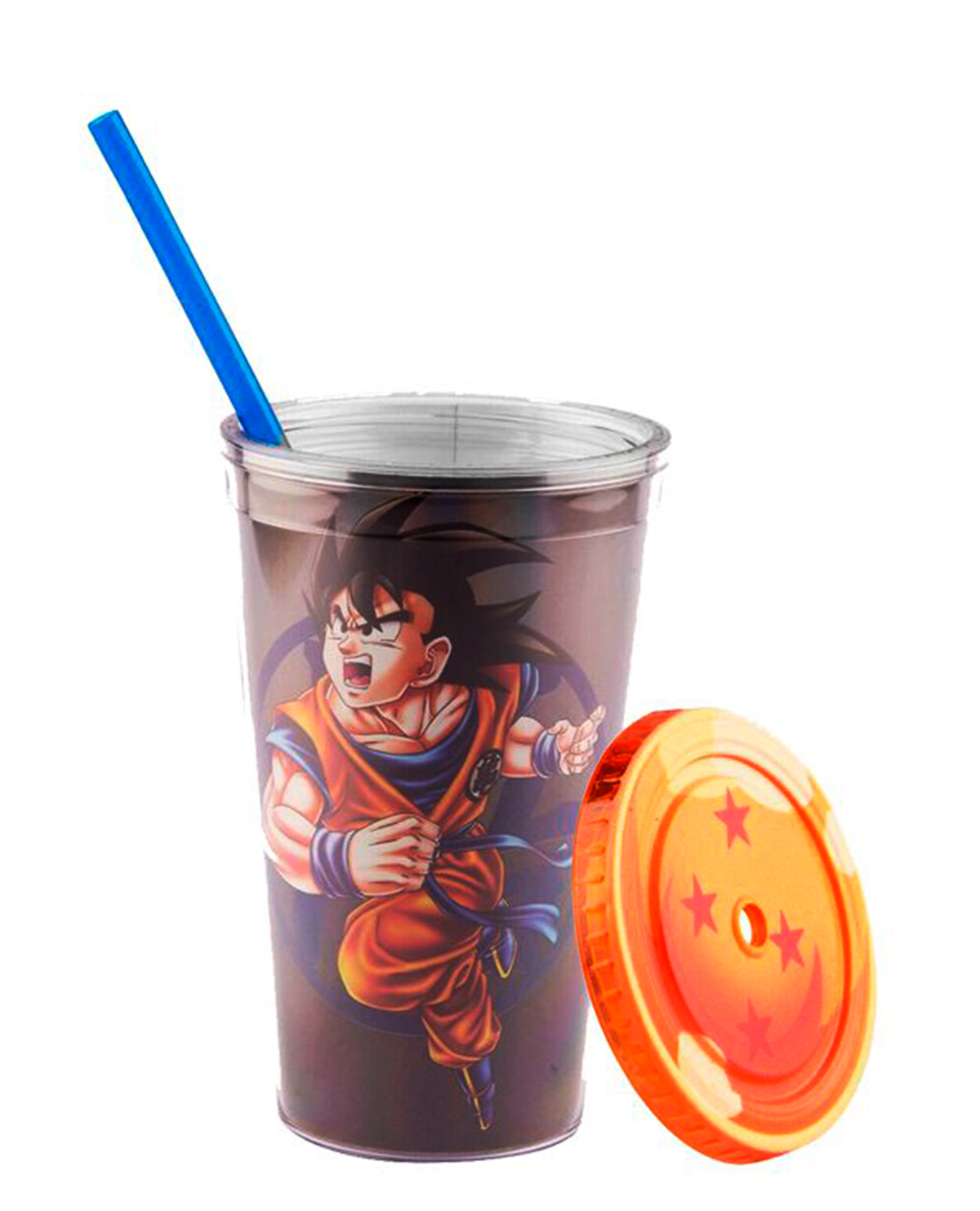 VASO DE PLASTICO DRAGON BALL Z SON GOKU NEGRO - Image 2