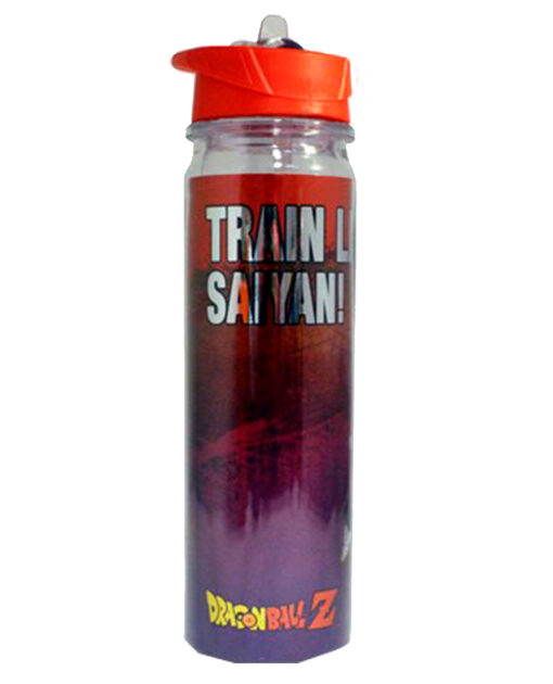 TERMO DE PLASTICO DRAGON BALL Z TRAIN LIKE A SAIYAN ROJO - Image 2