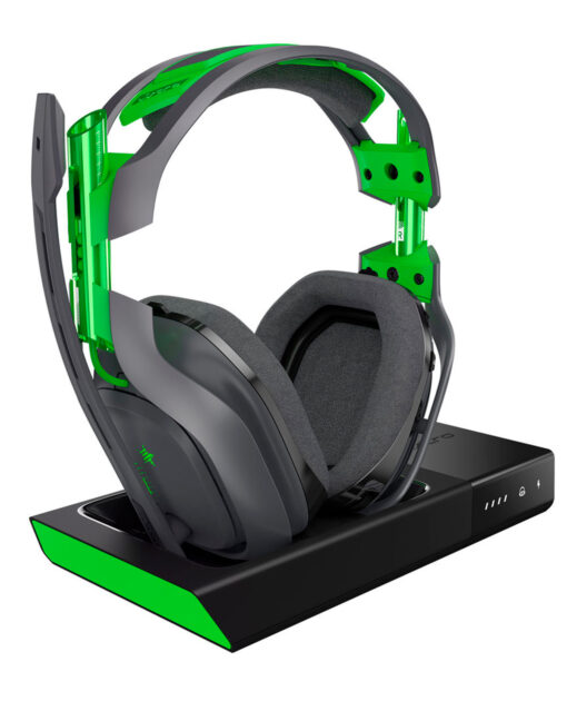 HEADSET XBOX ONE ASTRO A50 CON BASE DE CARGA GRIS Y VERDE - Image 3