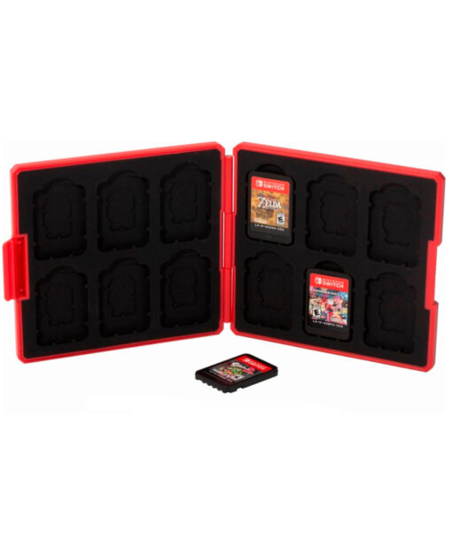 ESTUCHE PARA JUEGOS NINTENDO SWITCH SUPER MARIO ROJO - Image 2