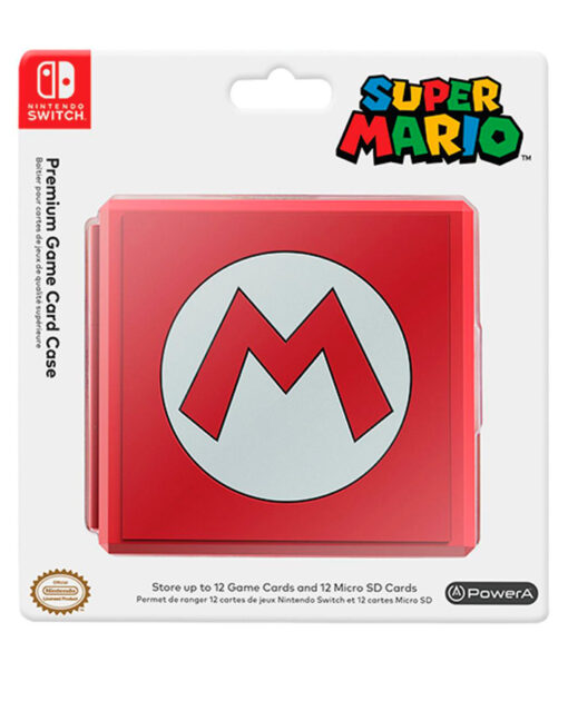 ESTUCHE PARA JUEGOS NINTENDO SWITCH SUPER MARIO ROJO - Image 3